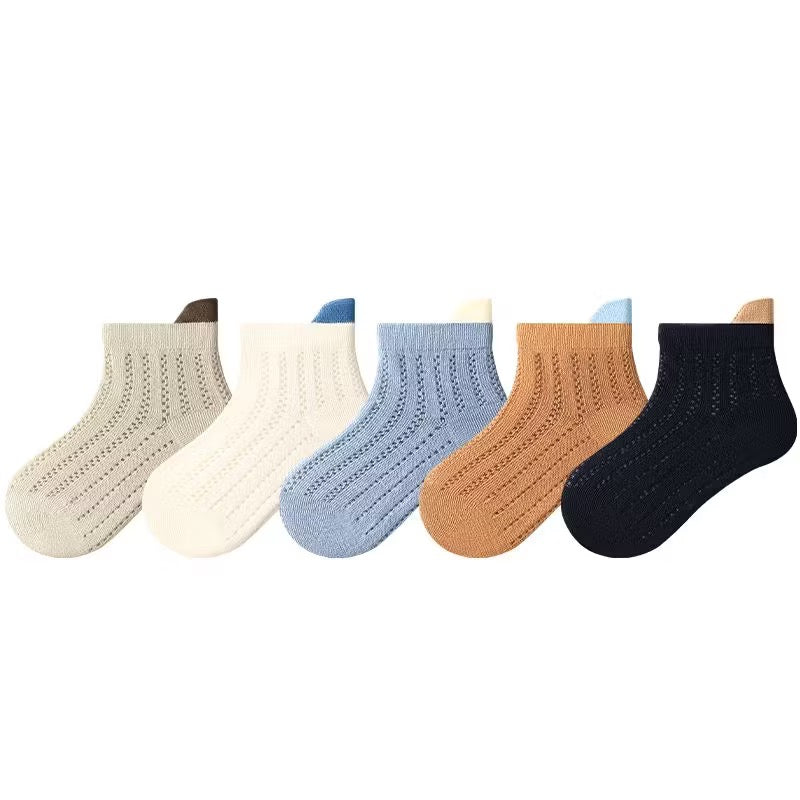 Sensori™ Ear-Pointelle Socks (5-Pack)