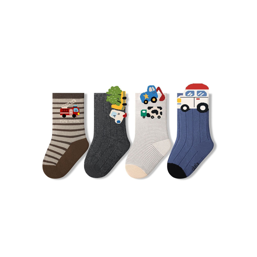 Sensori™ UniformEase Kids' Solid Knee-High Socks