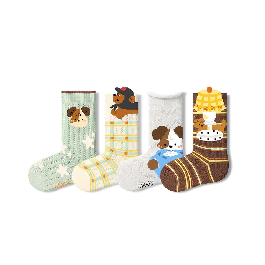 Sensori™ PupStory Textured Crew Sock