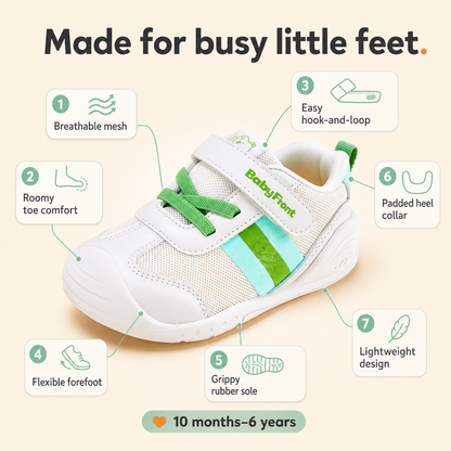 Sensori™ AeroFlex Protective-Toe Kids Sneakers