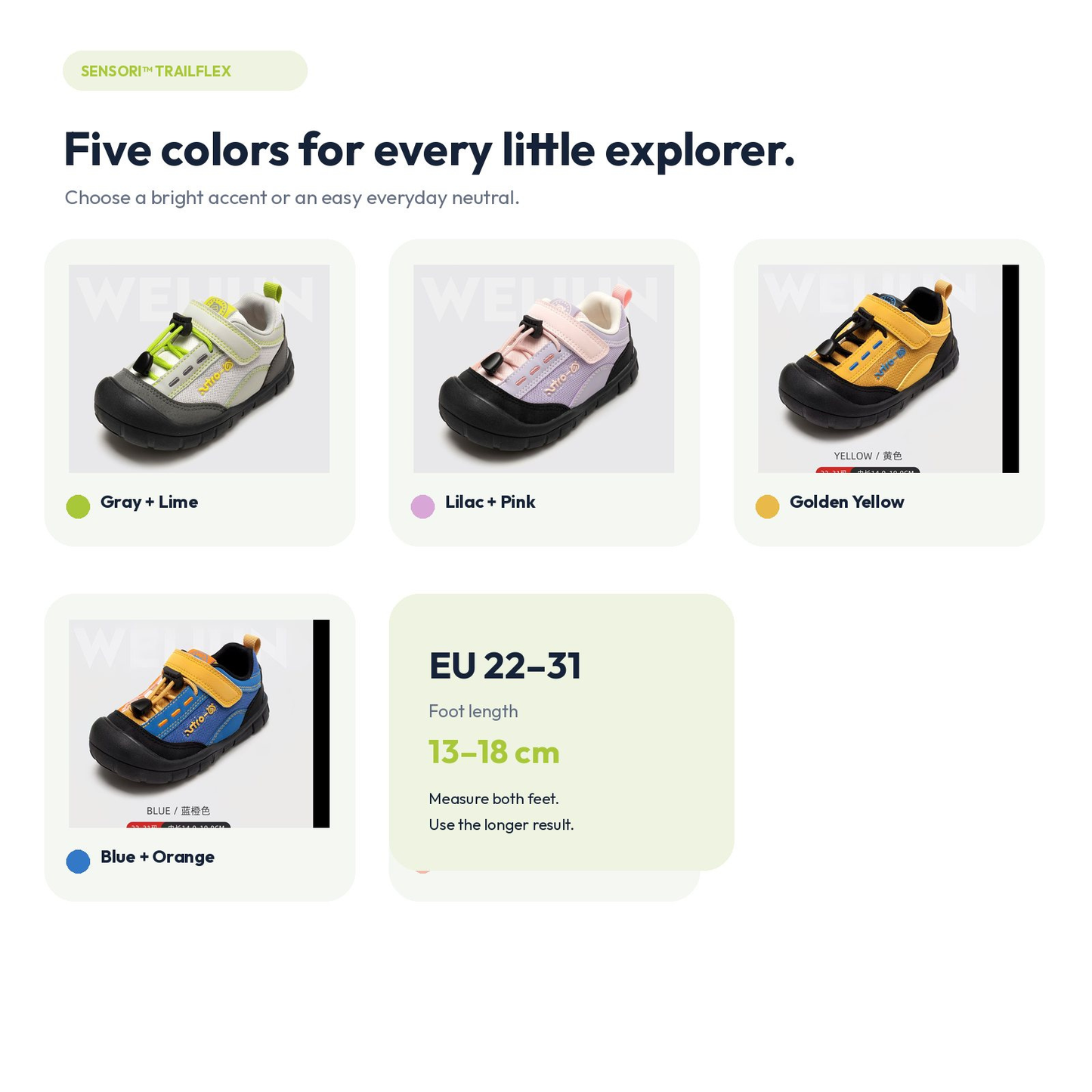 Sensori™ GripTrail Protective-Toe Toddler Sneakers