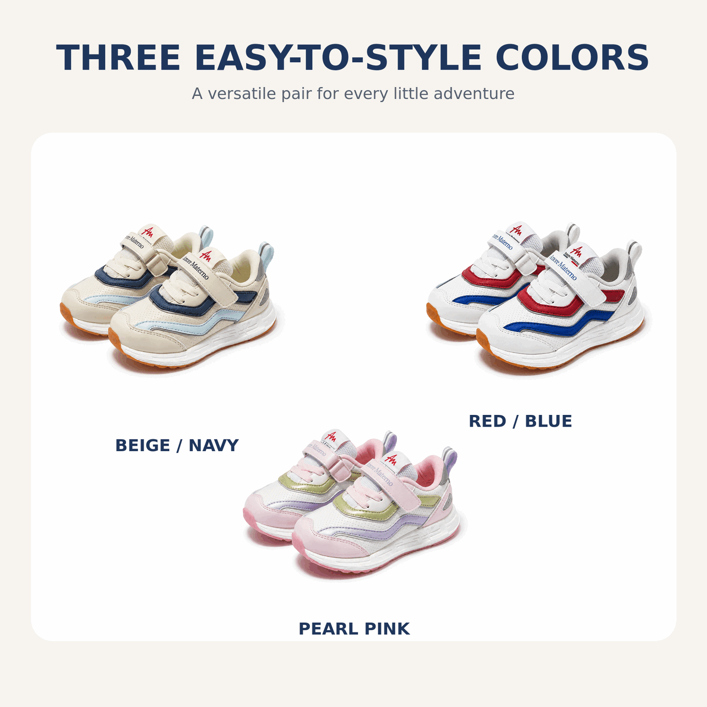 Sensori™ MotionArc Wide-Toe Kids Sneakers