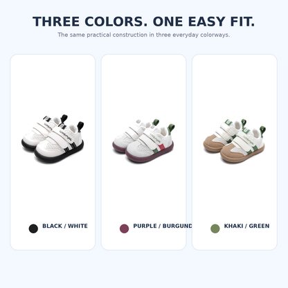 Sensori™ StepNest Double-Strap First-Walker Sneakers