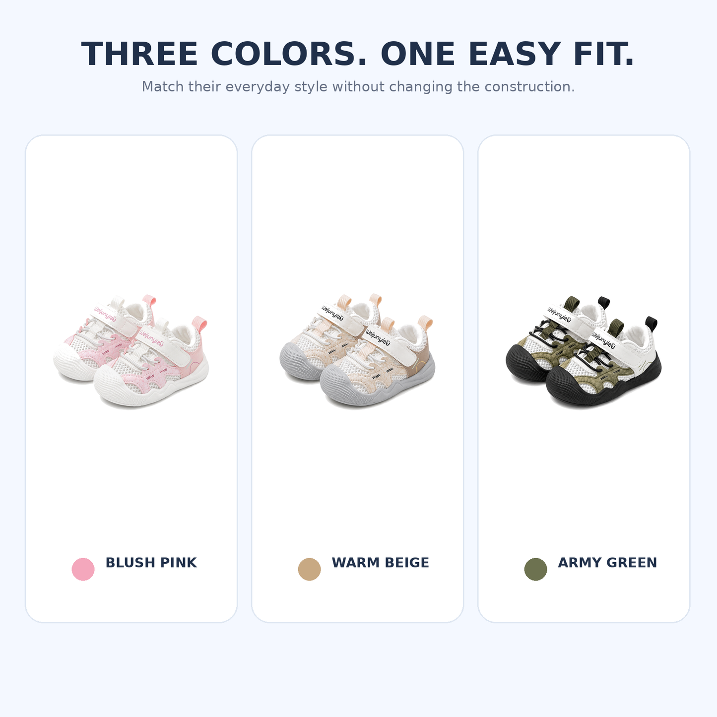 Sensori™ TrailLite Protective-Toe First Walker Sneakers