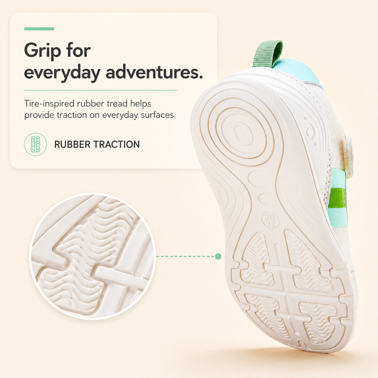 Sensori™ AeroFlex Protective-Toe Kids Sneakers