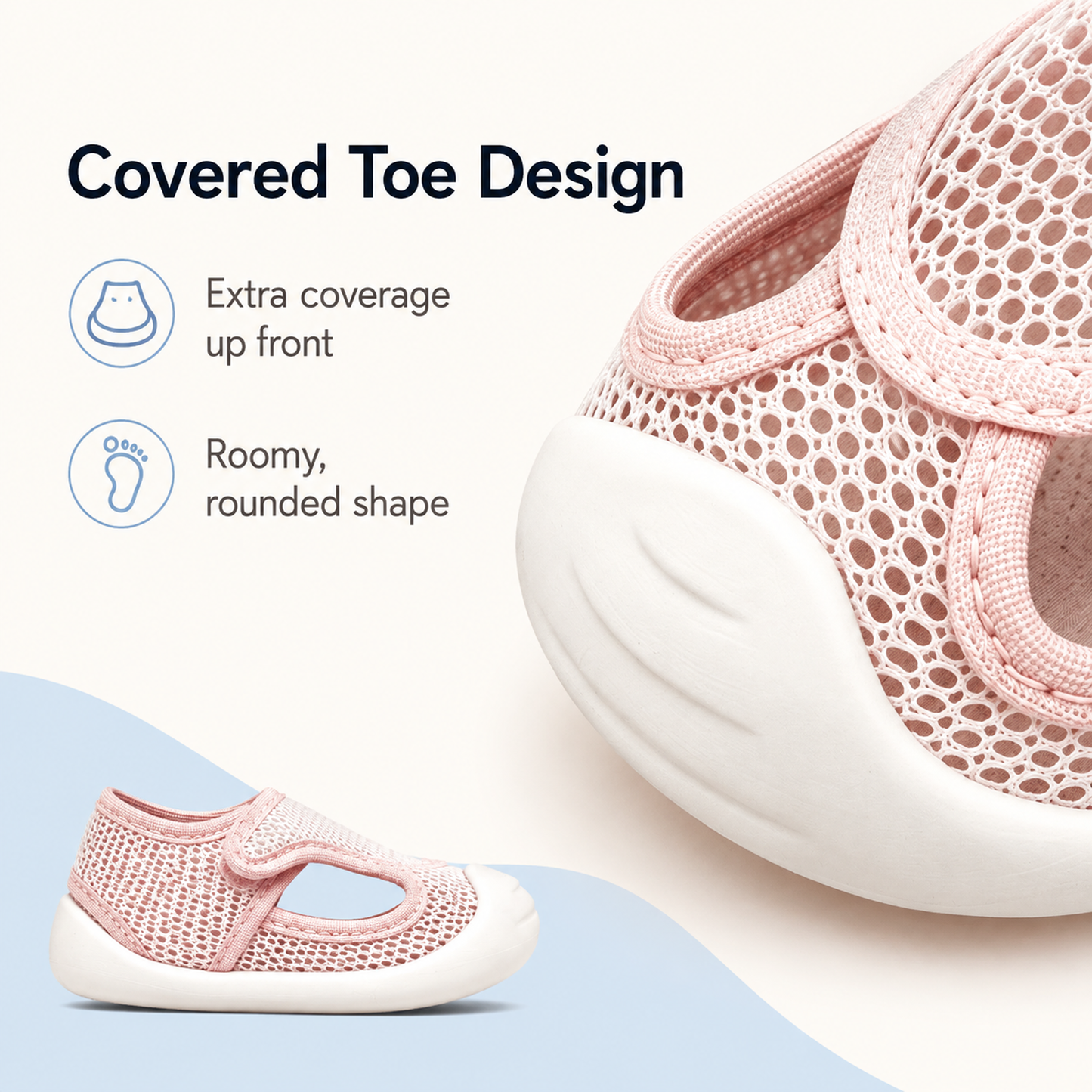Sensori™ BreezeNest Closed-Toe Toddler Sandals