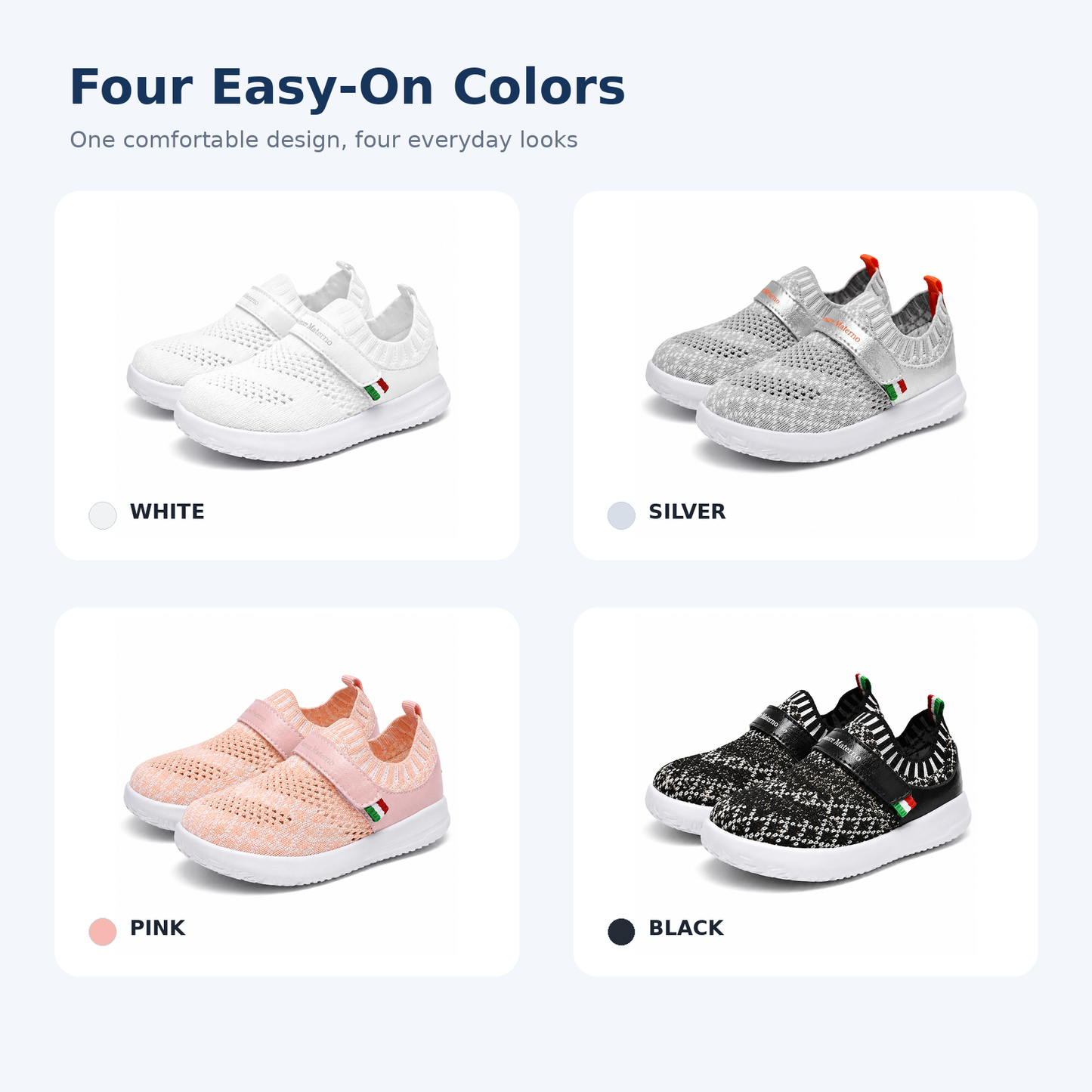 Sensori™ FlexWeave Easy-On Knit Kids Sneakers