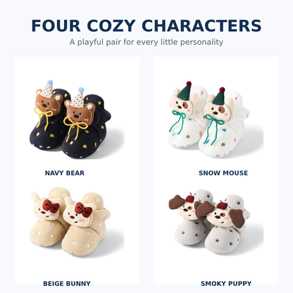 Sensori™ CozyCritter Gripper Baby Sock Shoes
