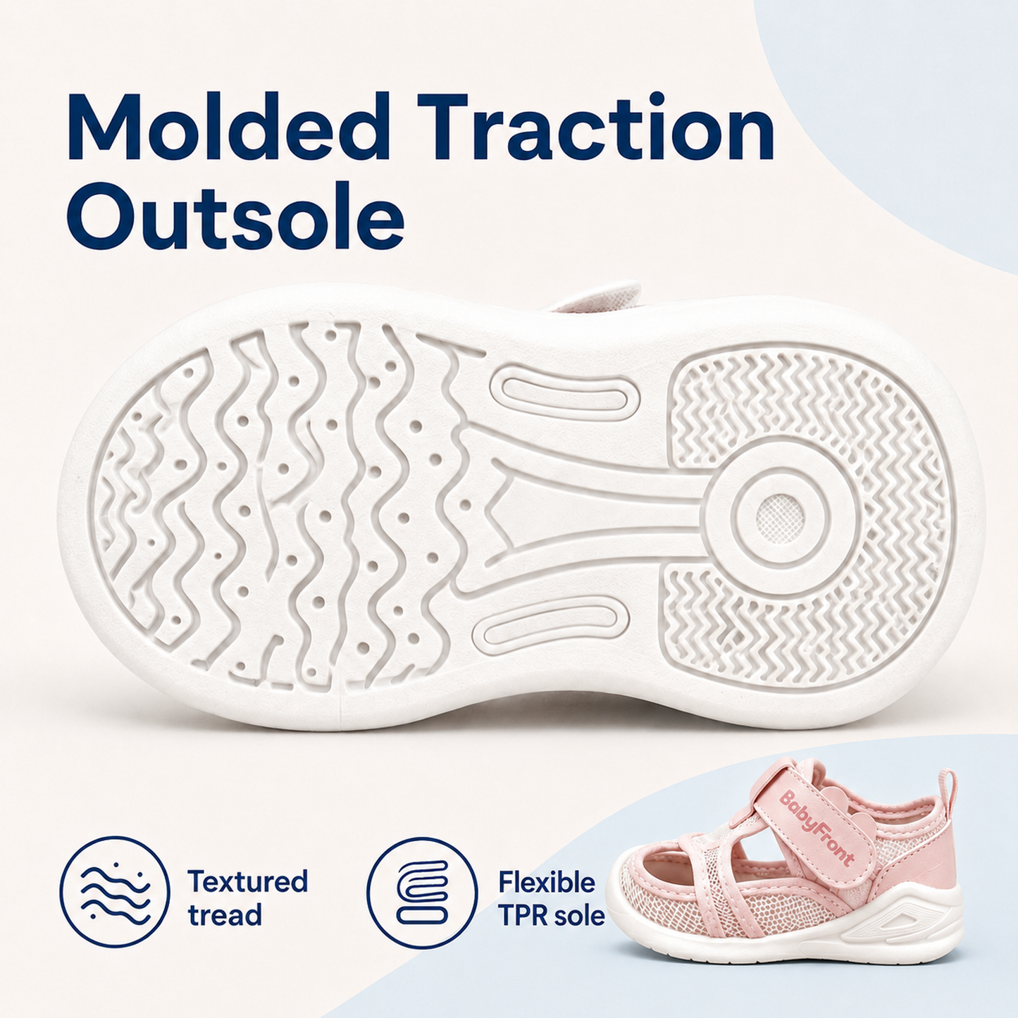 Sensori™ BreezeNest Closed-Toe Toddler Sandals