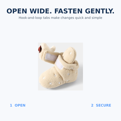 Sensori™ CozyCritter Gripper Baby Sock Shoes