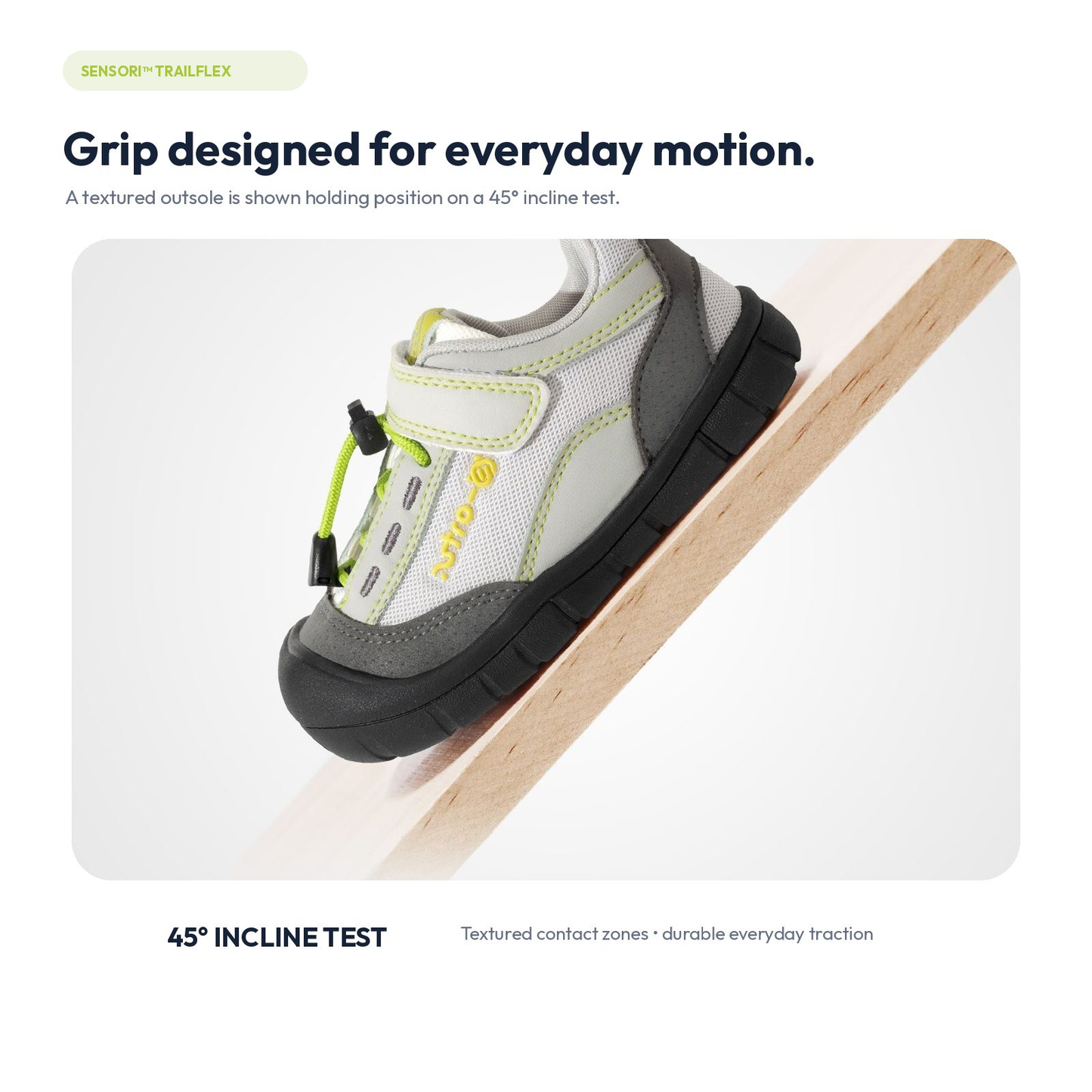 Sensori™ GripTrail Protective-Toe Toddler Sneakers