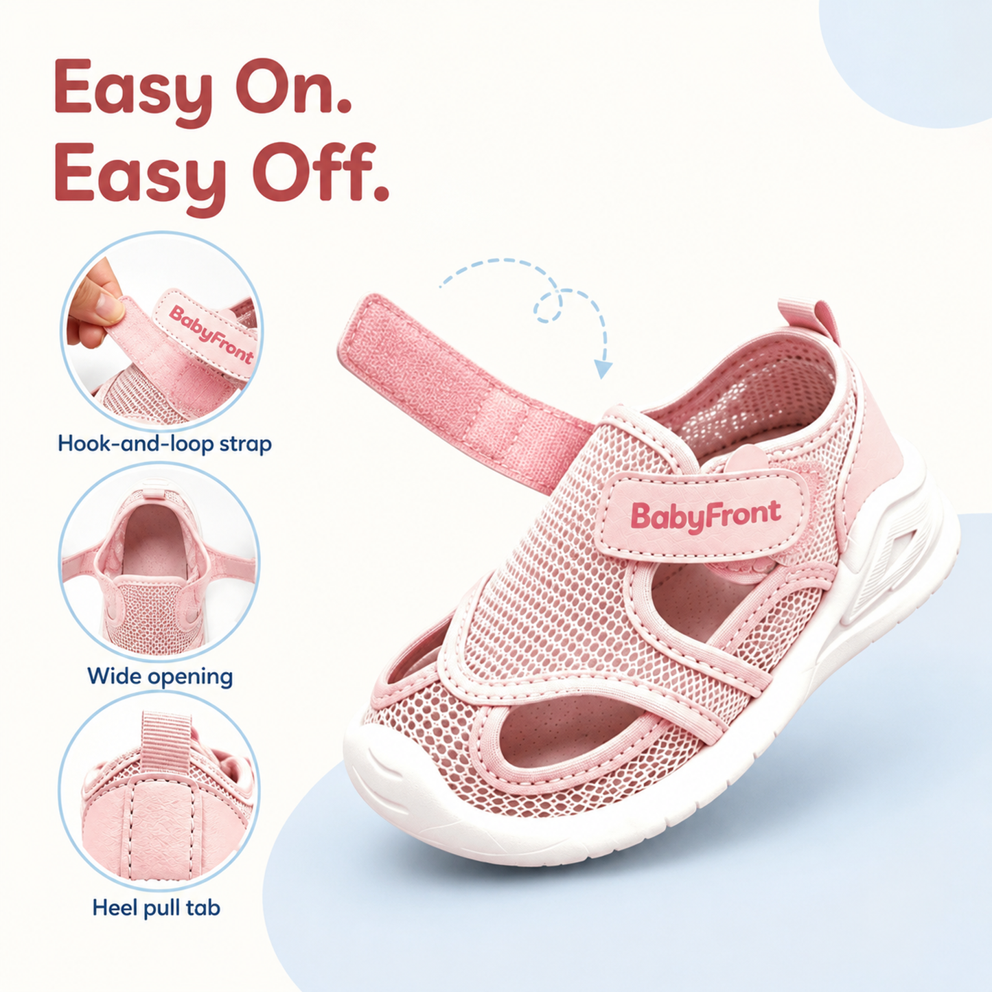Sensori™ BreezeNest Closed-Toe Toddler Sandals