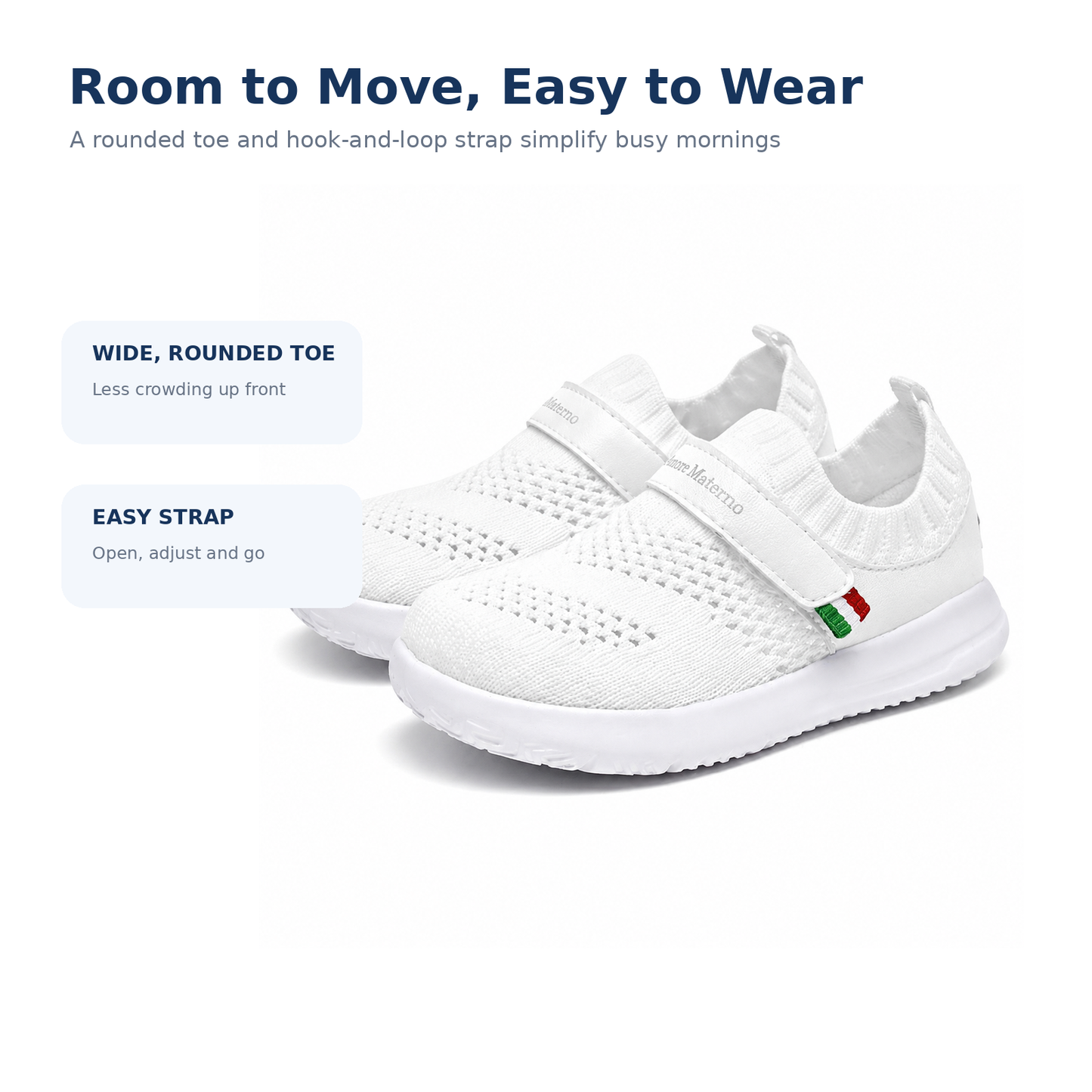 Sensori™ FlexWeave Easy-On Knit Kids Sneakers
