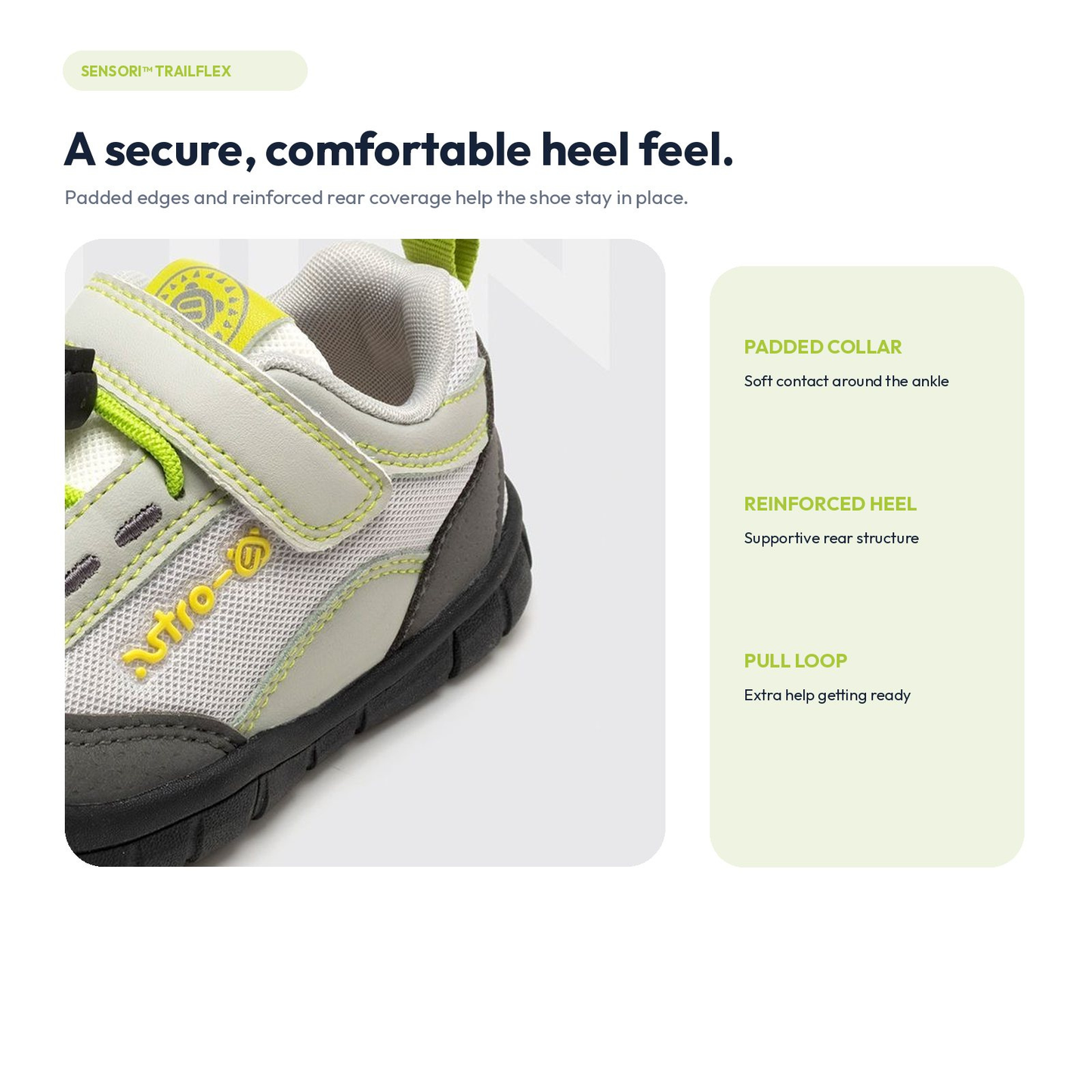 Sensori™ GripTrail Protective-Toe Toddler Sneakers