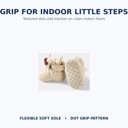 Sensori™ CozyCritter Gripper Baby Sock Shoes