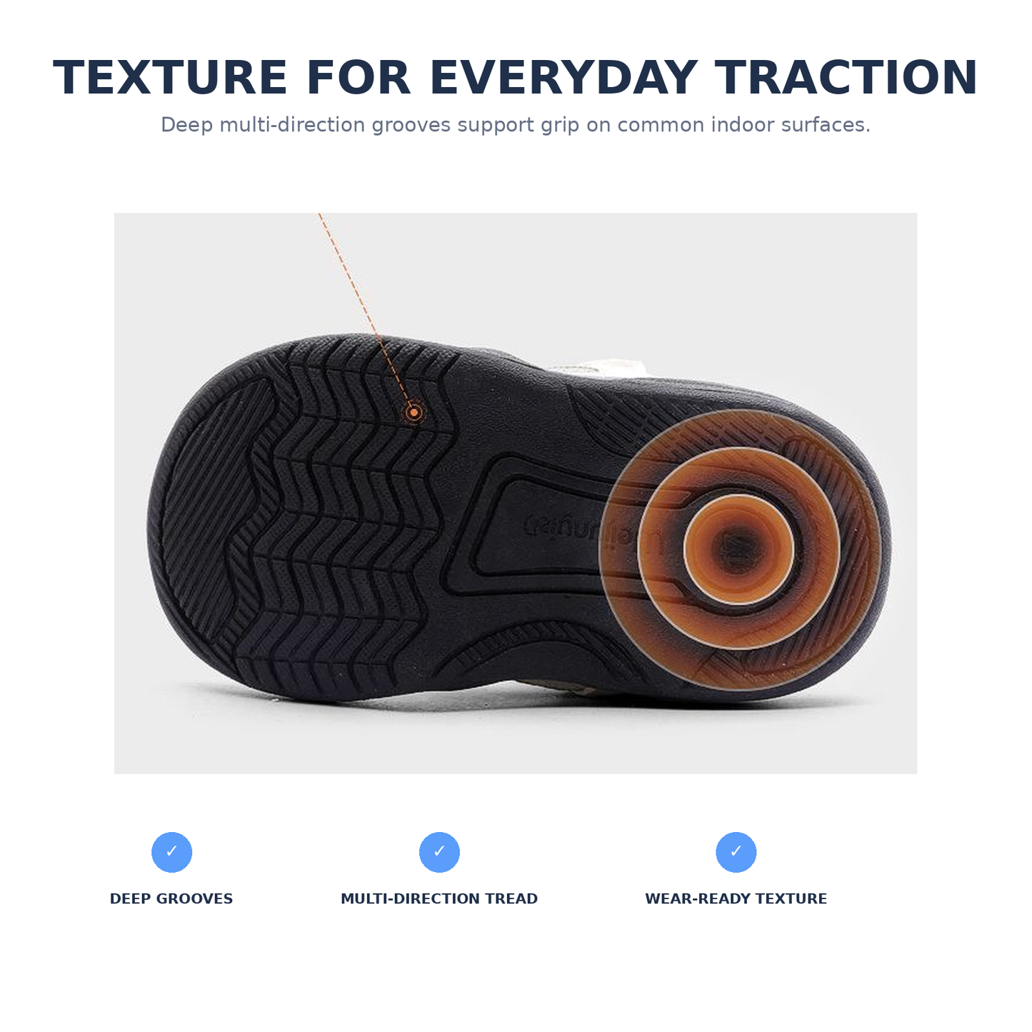 Sensori™ TrailLite Protective-Toe First Walker Sneakers