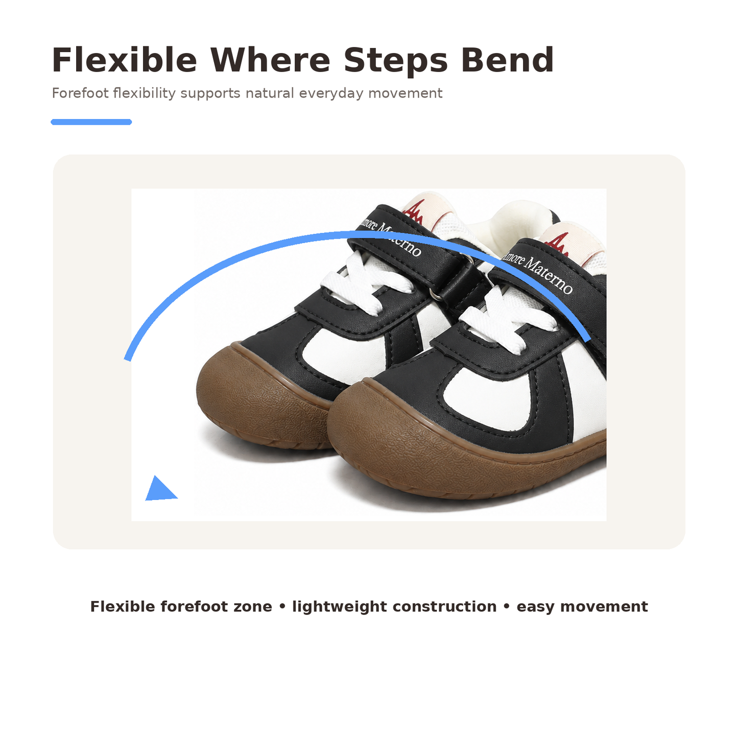 Sensori™ StepNest Wide-Toe First Walker Sneakers