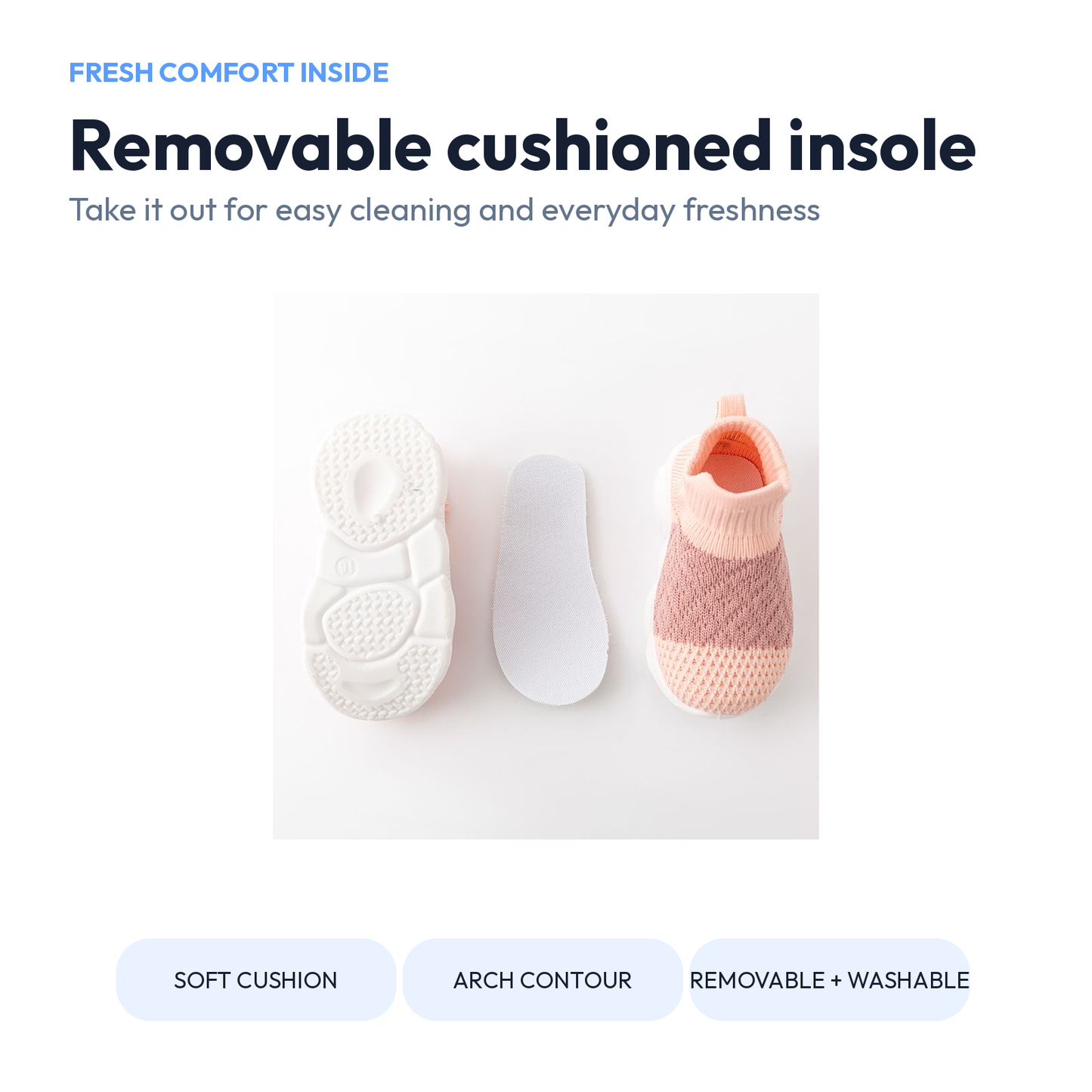 Sensori™ TinyPaws Protective-Toe Sneakers