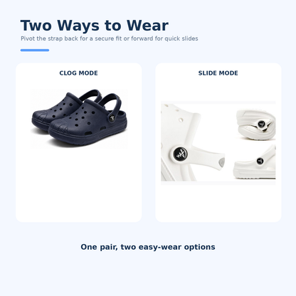Sensori™ BreezeStep 2-Way Kids Clogs
