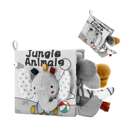 Livre en tissu froissé cognitif Sensori™ pour enfants