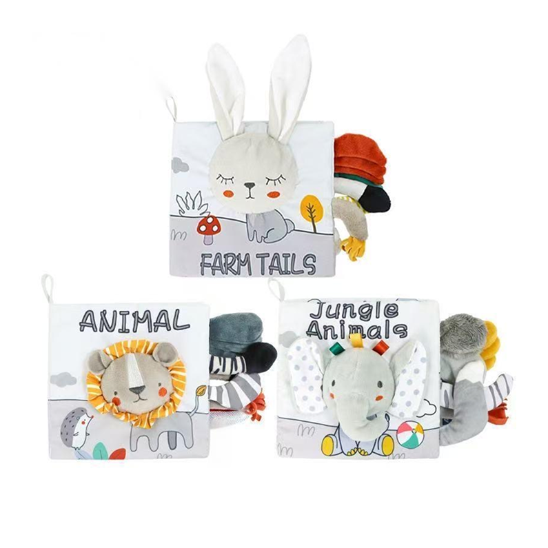 Livre en tissu froissé cognitif Sensori™ pour enfants