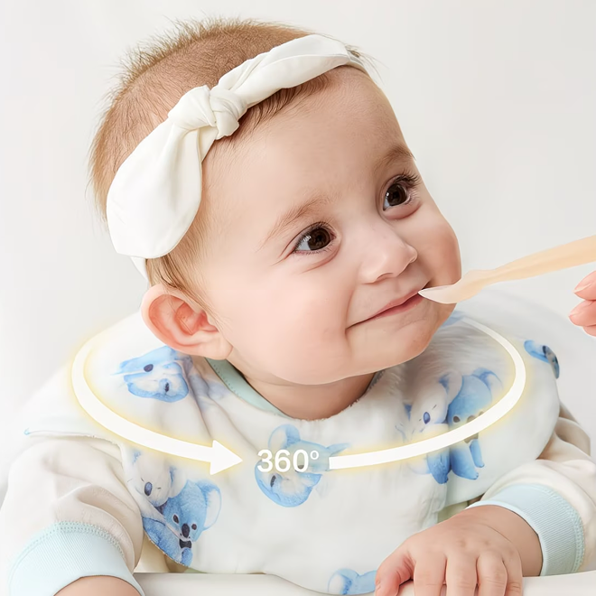 Sensori™ Petal Muslin Bibs