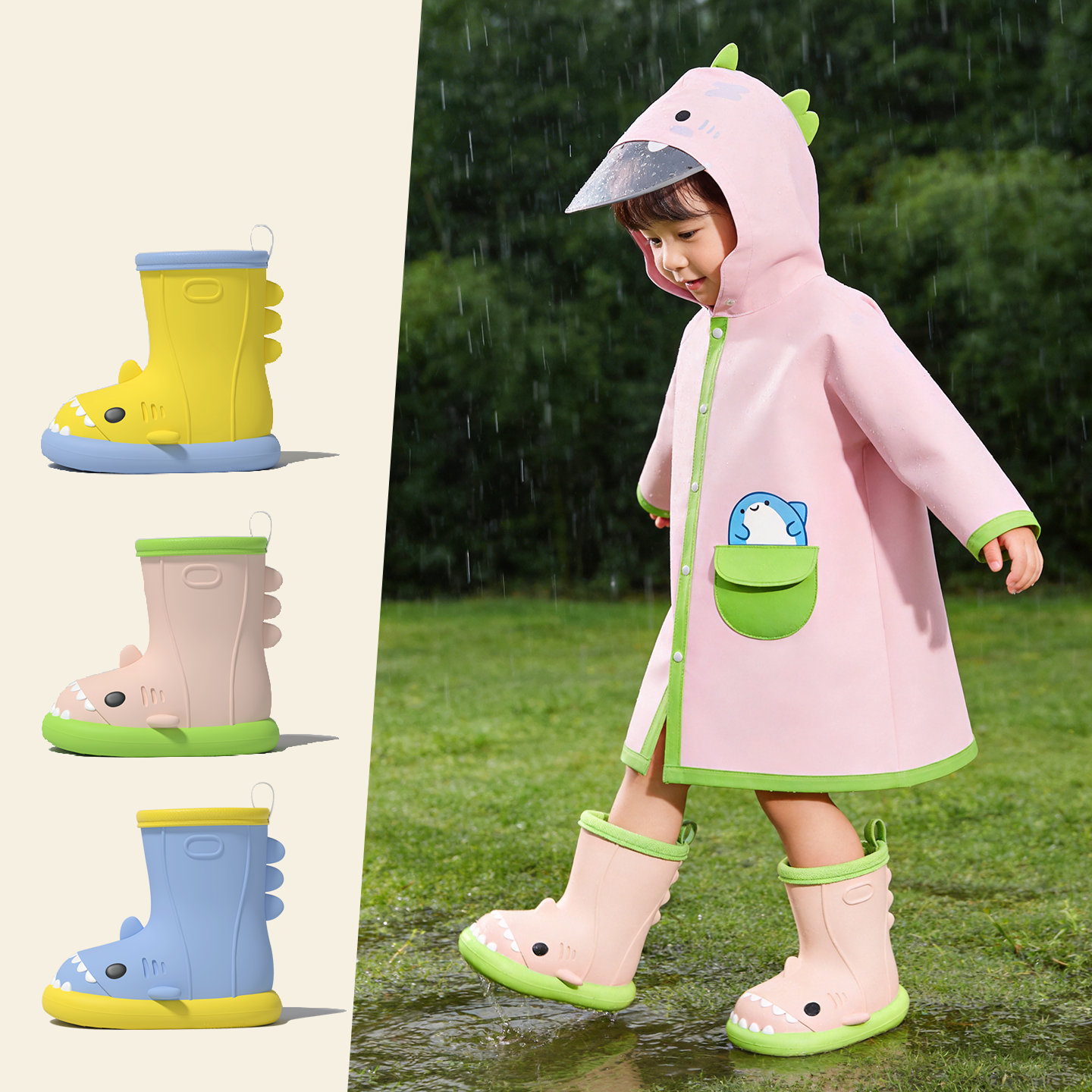 Sensori™ Baby Shark Raincoat