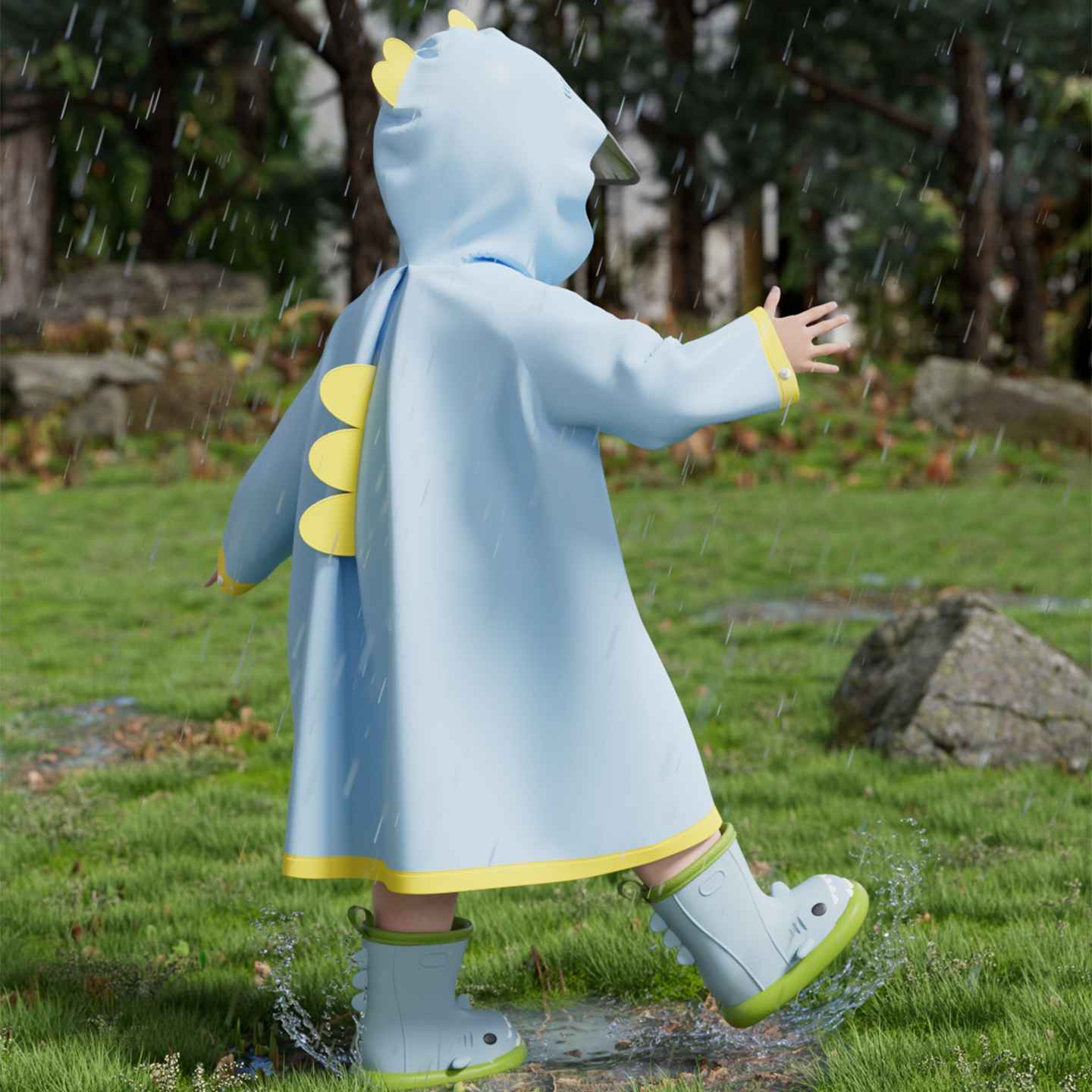 Sensori™ Baby Shark Raincoat