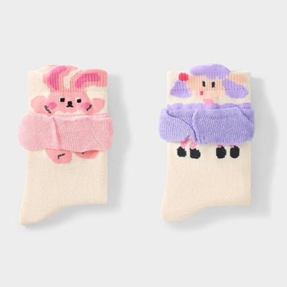 Sensori™ Hug-Cuff Combed Cotton Socks (4-Pack)