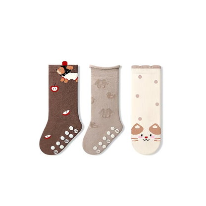 Sensori™ Kitten-Knit Combed Cotton Socks (3-Pack)
