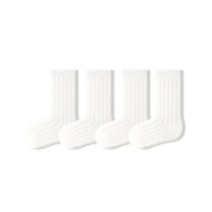 Sensori™ Air-Pointelle Combed Cotton Socks (4-Pack)