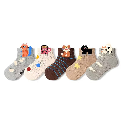 Sensori™ Story-Pointelle Socks (5-Pack)