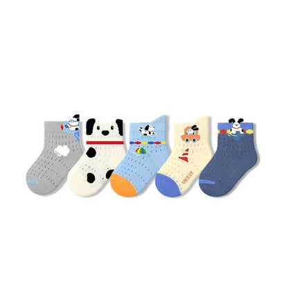 Sensori™ Story-Pointelle Socks (5-Pack)
