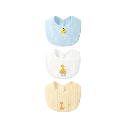 Sensori™ CloudPetal Muslin Baby Bibs