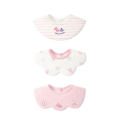 Sensori™ CloudPetal Muslin Baby Bibs