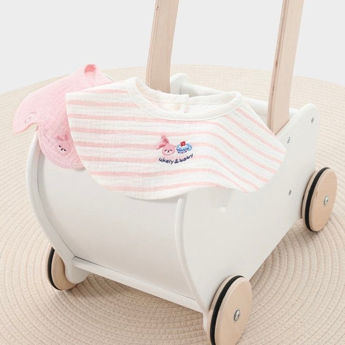 Sensori™ CloudPetal Muslin Baby Bibs