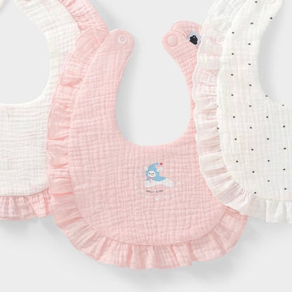 Sensori™ CloudPetal Muslin Baby Bibs