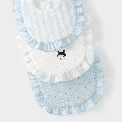 Sensori™ CloudPetal Muslin Baby Bibs