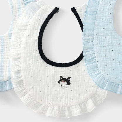 Sensori™ CloudPetal Muslin Baby Bibs