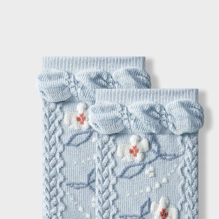 Sensori™ MeadowLace Textured Crew Socks