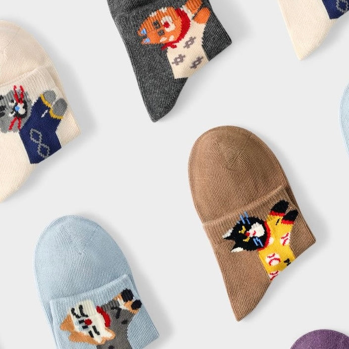 Sensori™ StoryStage Animal Character Crew Socks