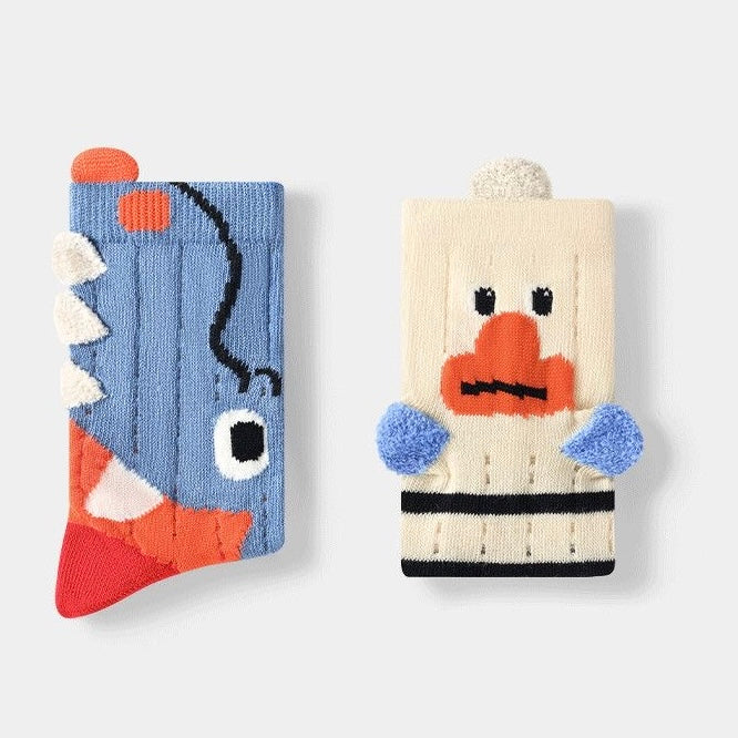Sensori™ SnugglePals Textured Animal Crew Socks