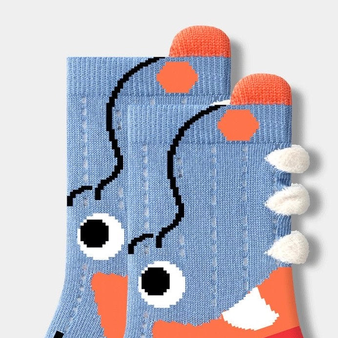 Sensori™ SnugglePals Textured Animal Crew Socks