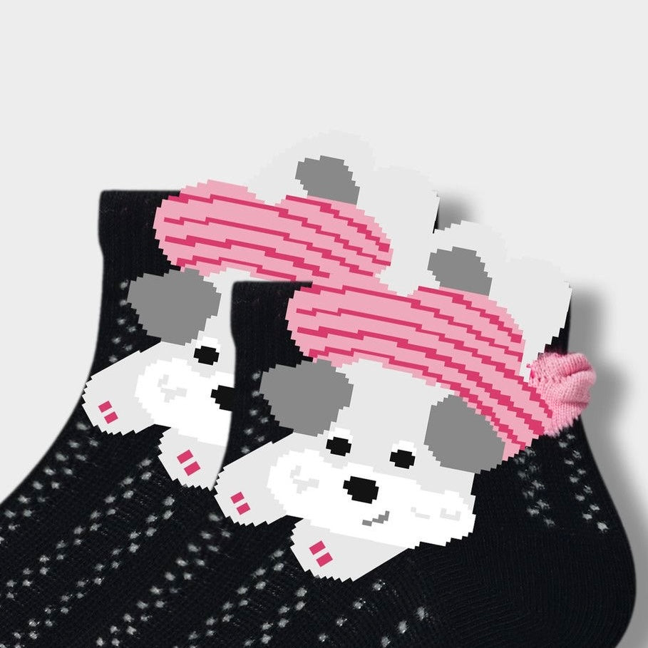 Sensori™ Petite Pals Openwork Ankle Socks
