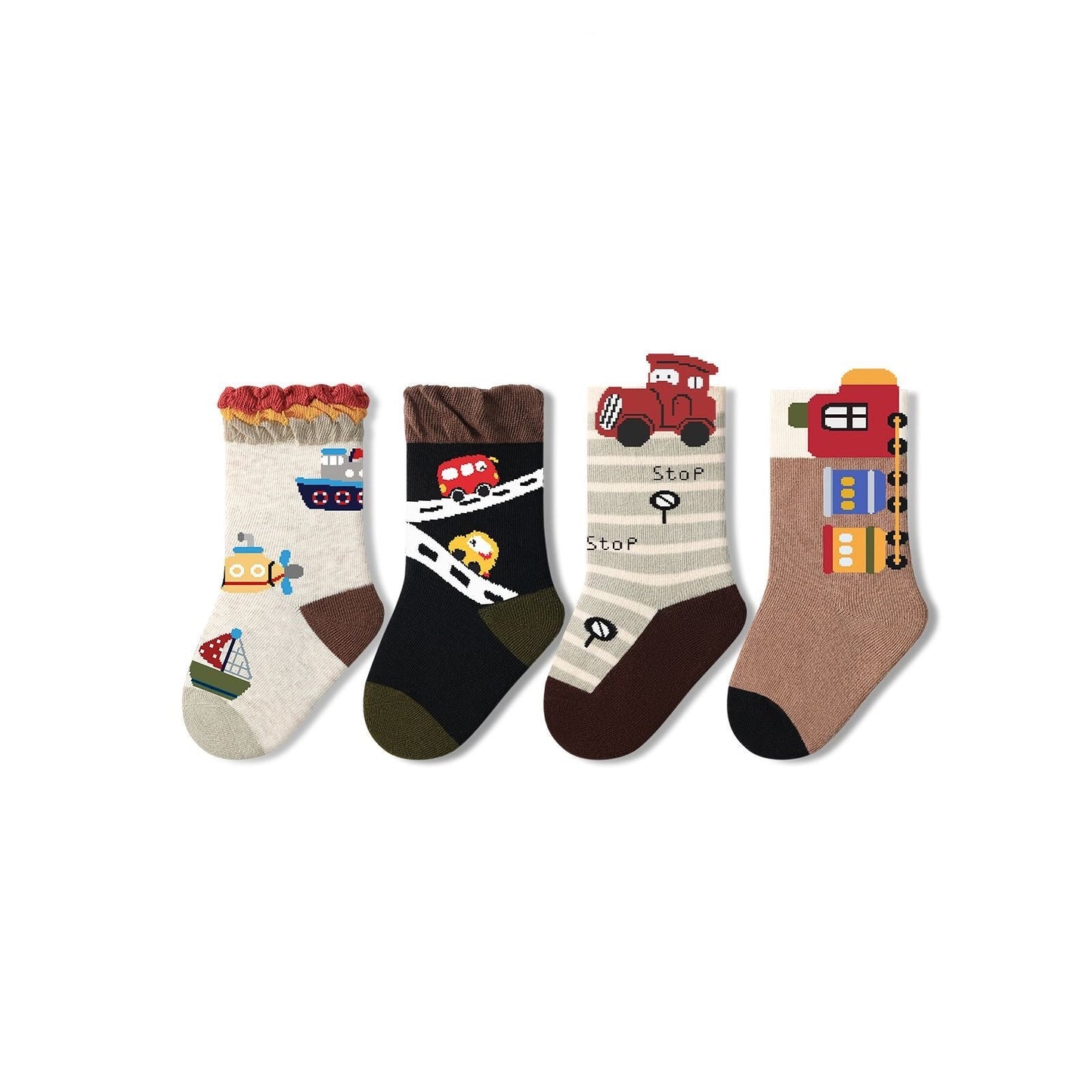 Sensori™ UniformEase Kids' Solid Knee-High Socks