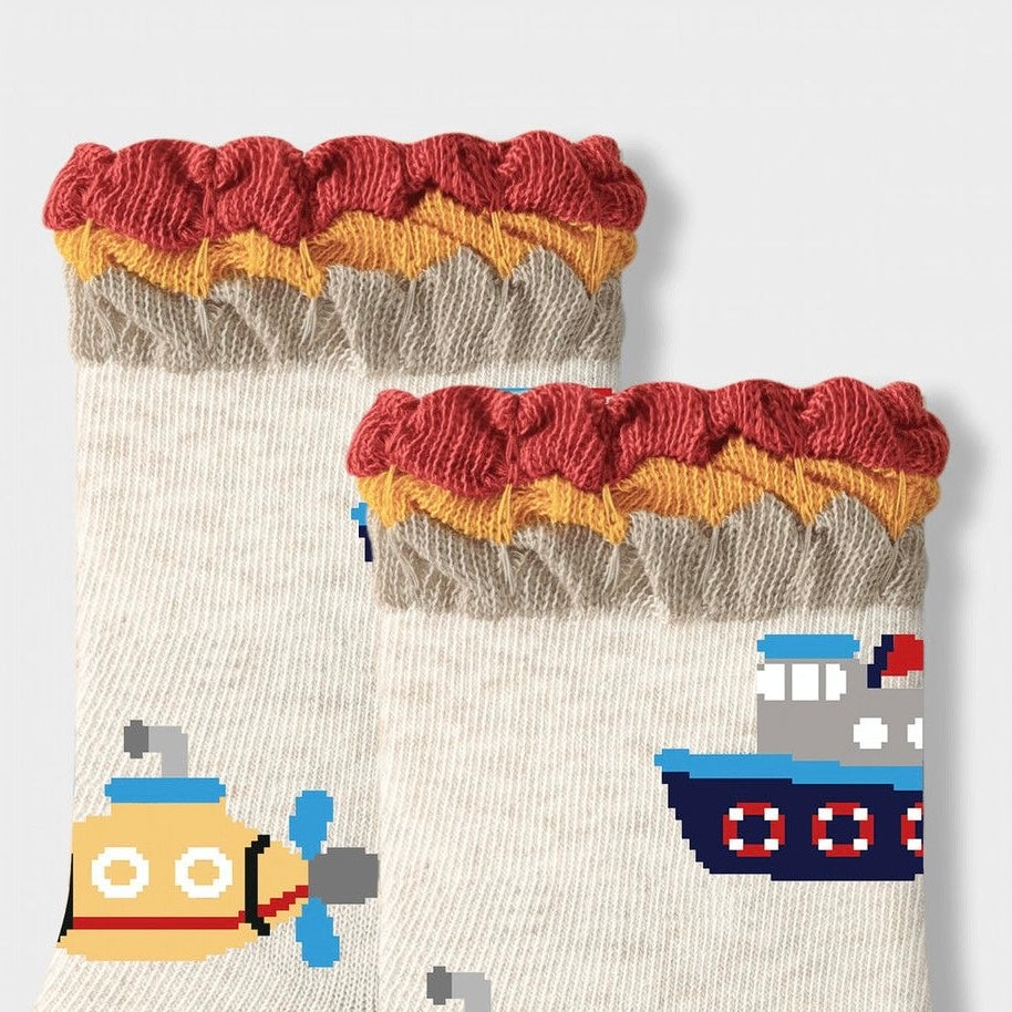 Sensori™ UniformEase Kids' Solid Knee-High Socks