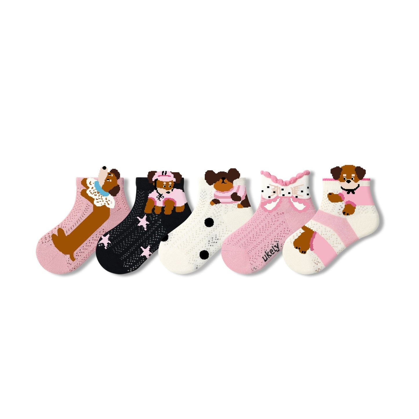 Sensori™ Petite Pals Openwork Ankle Socks