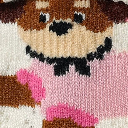 Sensori™ Petite Pals Openwork Ankle Socks