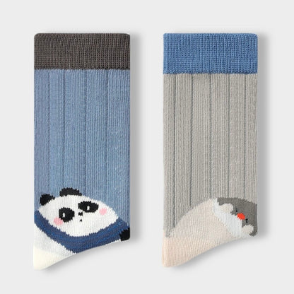 Sensori™ SnugglePals Textured Animal Crew Socks