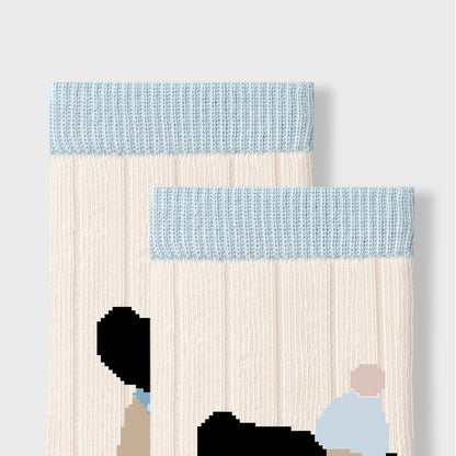 Sensori™ SnugglePals Textured Animal Crew Socks